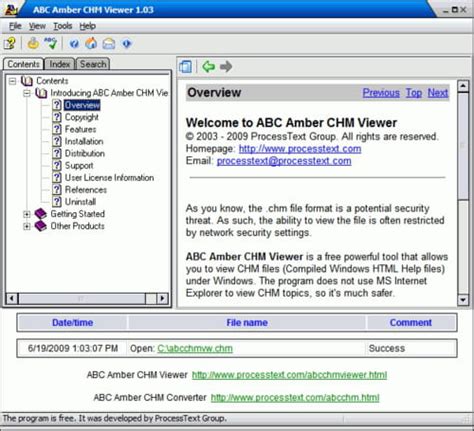 Download CHM Viewer .